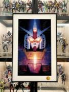 【海外代購】星空 《宇宙鋼彈》機動戰士鋼彈GUNDAM敢達鋼彈元祖rx-78動畫裝飾畫