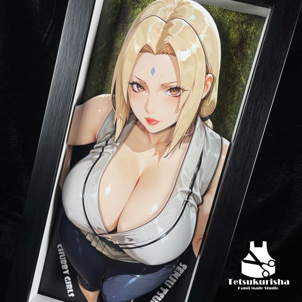 【海外代購】手造社 Tetsukurisha Chubby Girls Series 第六彈 千手綱手 Senju Tsunade 立體裝飾畫 