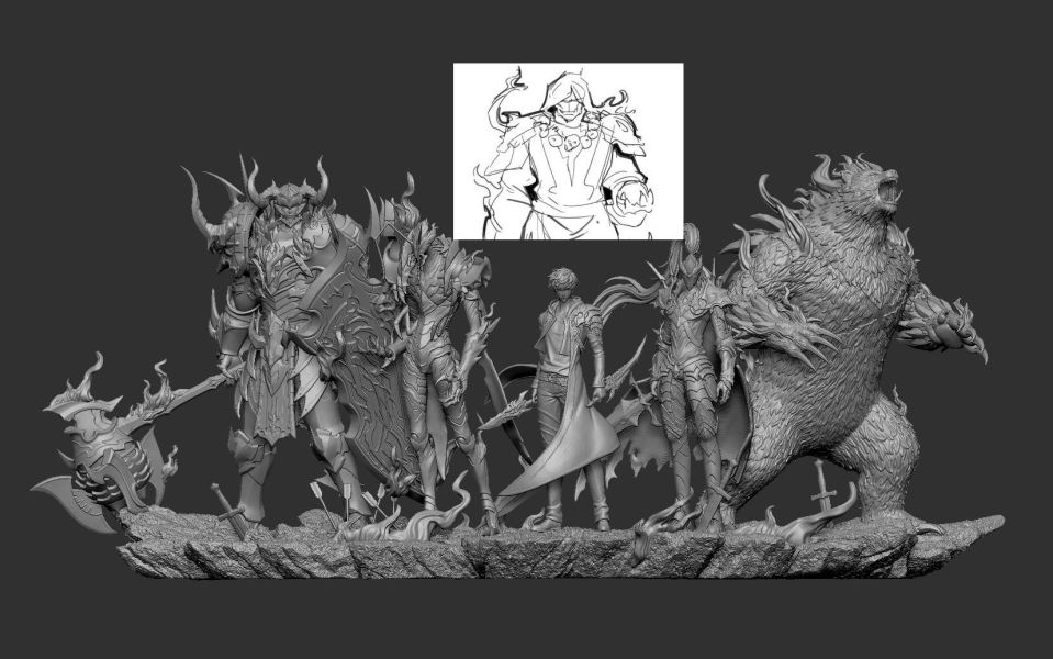 【預定】MG 我獨自升級系列 第八彈 影子軍團003-艾恩 004-冰熊王-坦克 