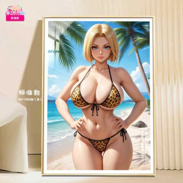 【海外代購】阿喵畫社 拳皇 海風吹吹 布魯瑪莉 8k主題高清裝飾畫 