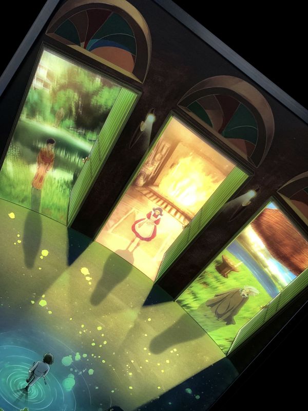 【海外代購】萌萌匠 你想活出怎樣的人生 宮崎駿燈光裝飾畫 