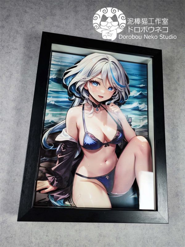 【海外代購】泥棒貓 DSRL-019 芙寧娜 可月兌立體畫 