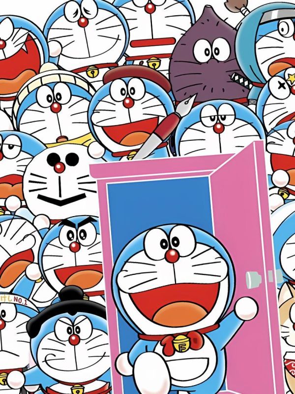 【海外代購】星空 《百變哆啦》哆啦A夢大雄靜香Doraemon機器貓小叮噹動畫裝飾畫 