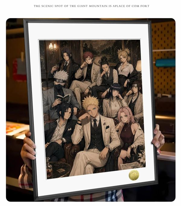 【海外代購】皇呱  《上流忍者》火影忍者裝飾畫 午睡毯 地毯 