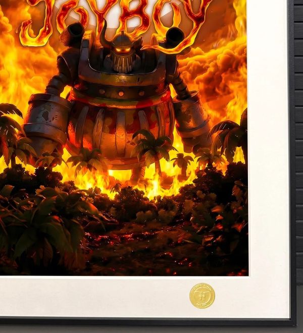 【海外代購】H2 《喬伊波伊》海賊王魯夫五檔尼卡形態埃米特裝飾畫 