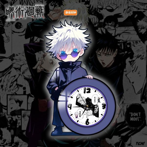 【海外代購】阿喵畫社 唯我獨尊 五條悟 新品發布咒術回戰鐘錶裝飾畫 