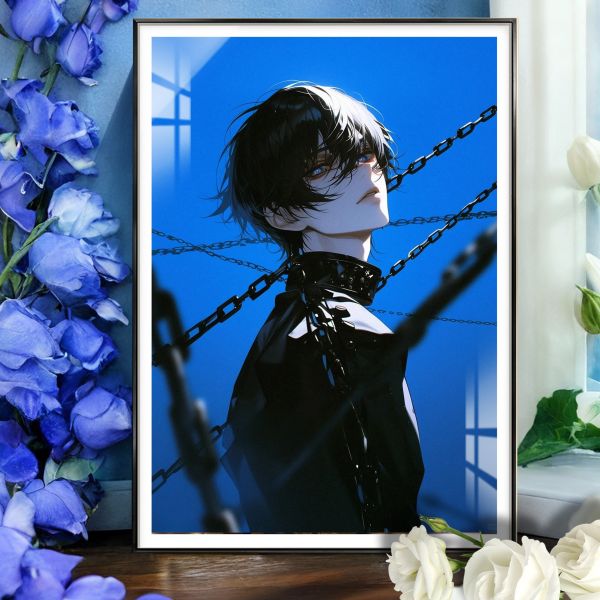 【海外代購】阿喵畫社《藍色監獄》藍色禁區 潔世一 8k超大高清裝飾畫 