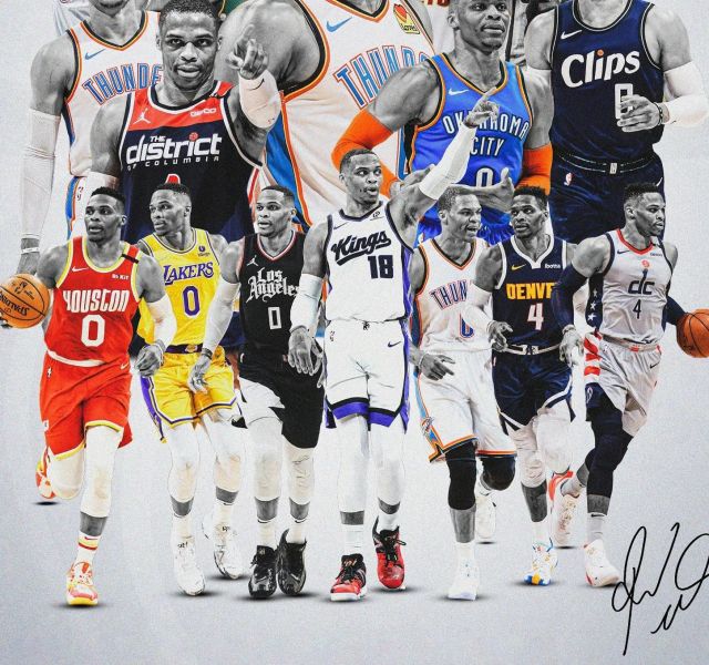 【海外代購】H2 《威少退役紀念》NBA雷霆隊神龜籃球裝飾畫 
