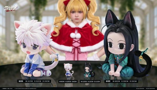 【預定】Zoldyck（ZDK） Q版貓貓系列－奇犽＆伊耳謎 獵人 HUNTER×HUNTER 