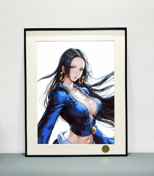【海外代購】星空《波雅漢考克》海賊王七武海女帝蛇姬裝飾畫 