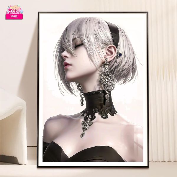 【海外代購】阿喵畫社 女明星 2b 8k超大高清裝飾畫 