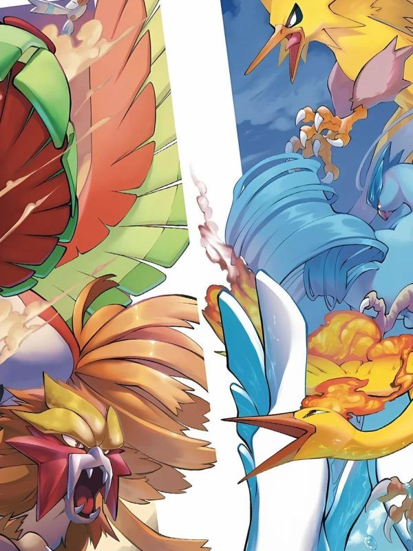 【海外代購】星空 《神獸》洛奇亞鳳王寶可夢30週年裝飾畫 