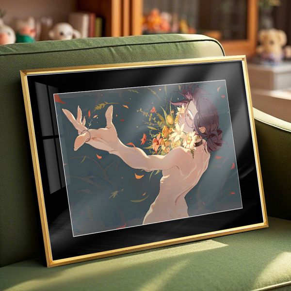 【海外代購】千鳥社  《蕾塞的獨舞》 鏈鋸人電鋸人蕾塞Reze波姆Bomb炸彈惡魔二次元午睡毯地毯裝飾畫 