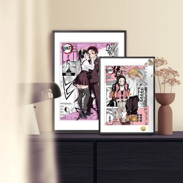 【海外代購】皇呱《鬼滅CP組》周邊裝飾畫 午睡毯 地毯 