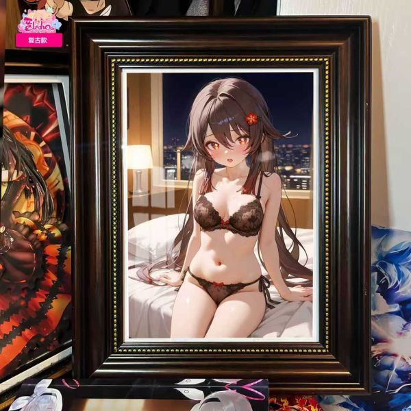 【海外代購】阿喵畫社 入睡時光 胡桃 8k復古款主題高清裝飾畫