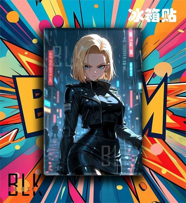 【海外代購】巴洛克 《雨夜18號》拉姿麗七龍珠裝飾畫冰箱貼 
