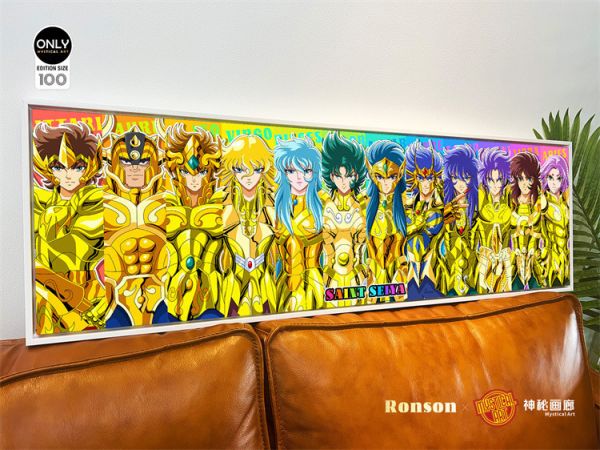 【海外代購】神秘畫廊 RAINBOW系列13 黃金十二宮聖鬥士 裝飾畫01 