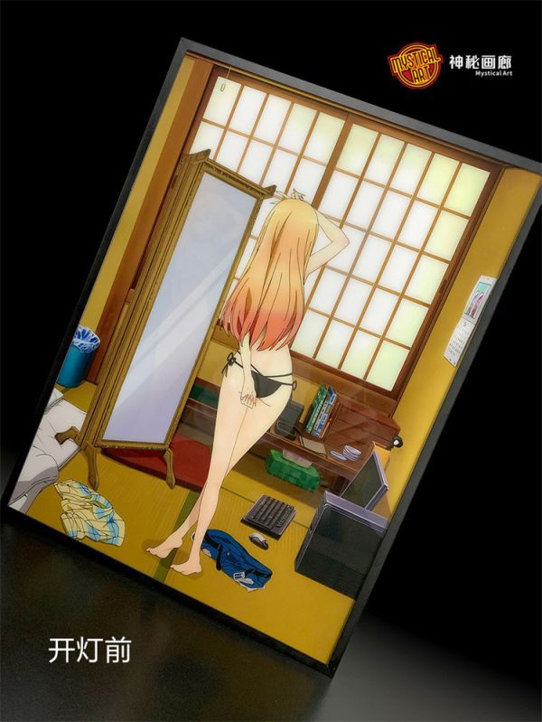 【海外代購】神秘畫廊 魔鏡喜多川 光導可月兌 裝飾畫 01 