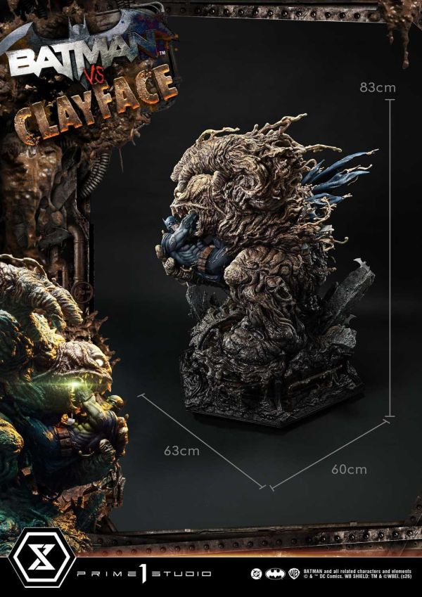 【預定】Prime 1 Studio（P1S） 1/4 蝙蝠俠 VS 泥面人（Batman VS Clayface）場景雕像 DC漫畫 