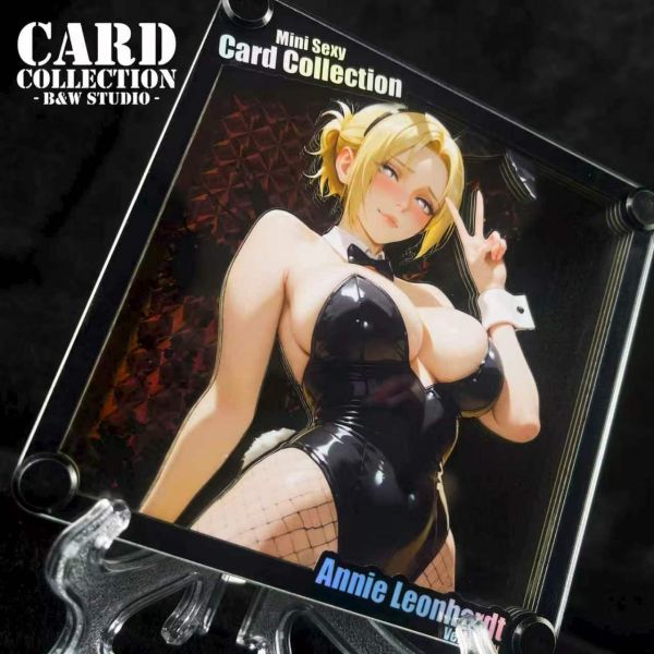 【R18-海外代購】黑白畫映 B&W Mini Prism Card 迷你鐳射卡磚 Annie Leonhardt Ver.Bunny 亞妮·雷恩哈特 兔女郎 MNSC-005A/MNSC-005B/MNSC-005C 