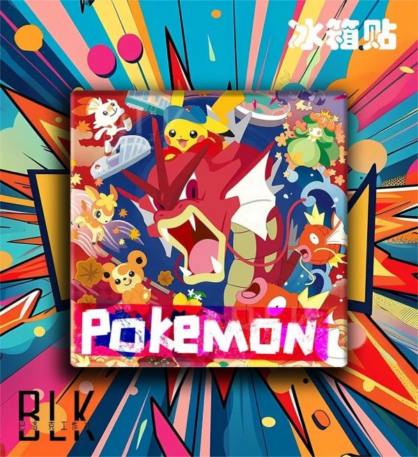 【海外代購】巴洛克 《紅色暴鯉龍》閃光鯉魚王寶可夢裝飾畫冰箱貼 