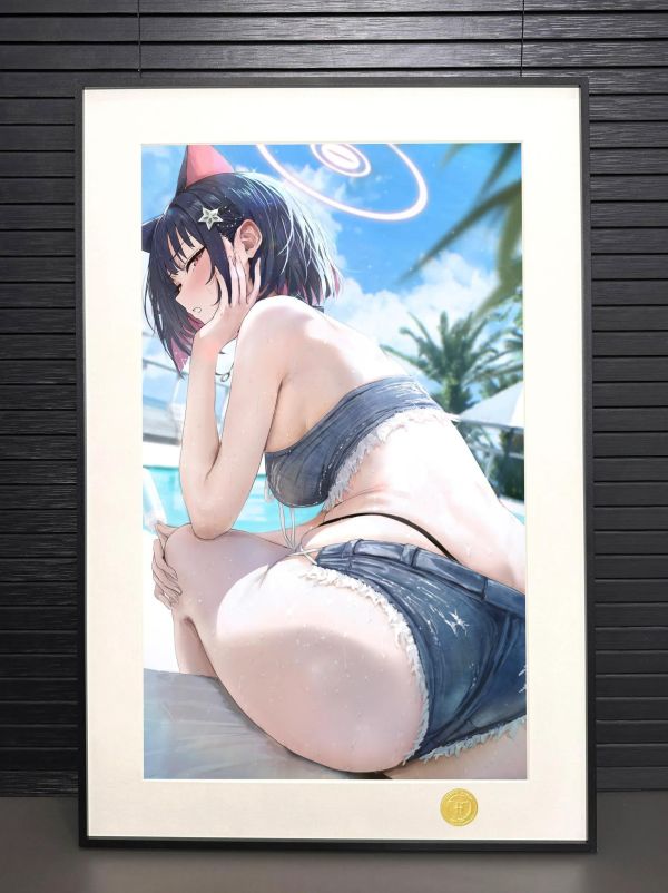 【海外代購】H2工作室 《杏山和紗》碧藍檔案蔚藍檔案裝飾畫 