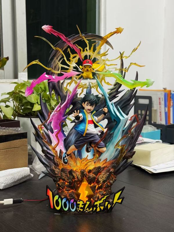 【預定】白噪音 全新寶可夢系列第一彈 小智皮卡丘Z招式-千萬伏特 