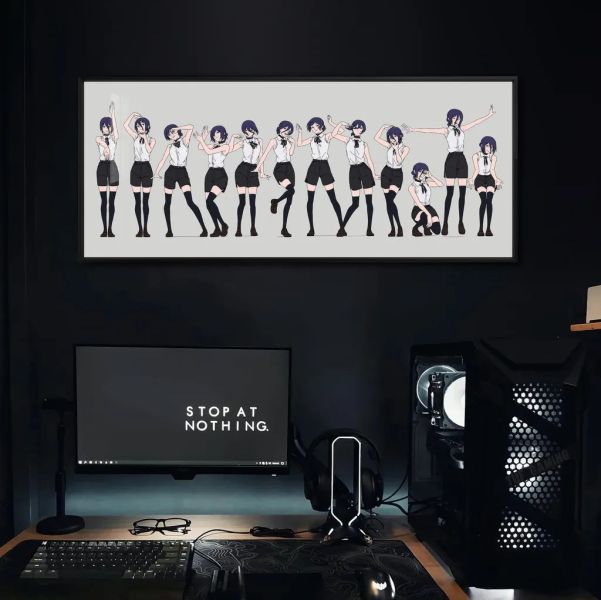 【海外代購】千鳥社 《蕾塞跳舞》鏈鋸人IRIS OUT炸彈惡魔鼠標墊裝飾畫 