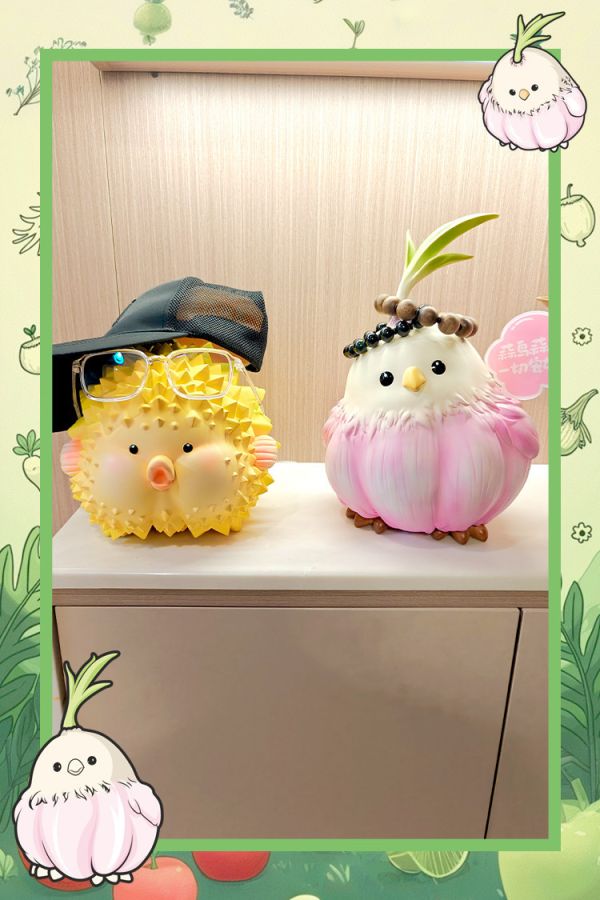 【海外代購】傑刻動漫 動物幫蒜鳥 可愛有趣家居玄關擺件 