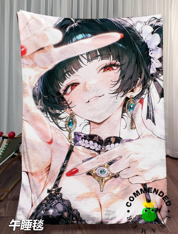 【海外代購】皇呱 《鎖定的愛》 勝利女神：妮姬D: 殺手之妻同人周邊裝飾畫 午睡毯 地毯 
