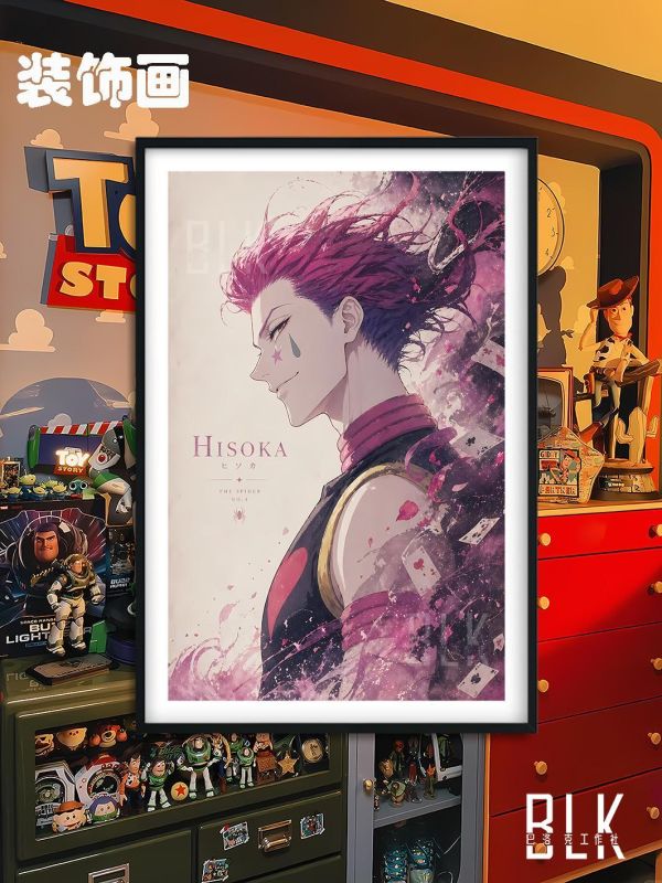 【海外代購】巴洛克《側顏西索》獵人奇犽酷拉皮卡HUNTER×HUNTER動漫裝飾冰箱貼 