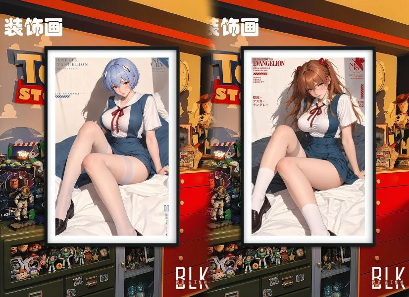 【海外代購】巴洛克 《校服零零》戰士客廳裝飾畫冰箱貼 