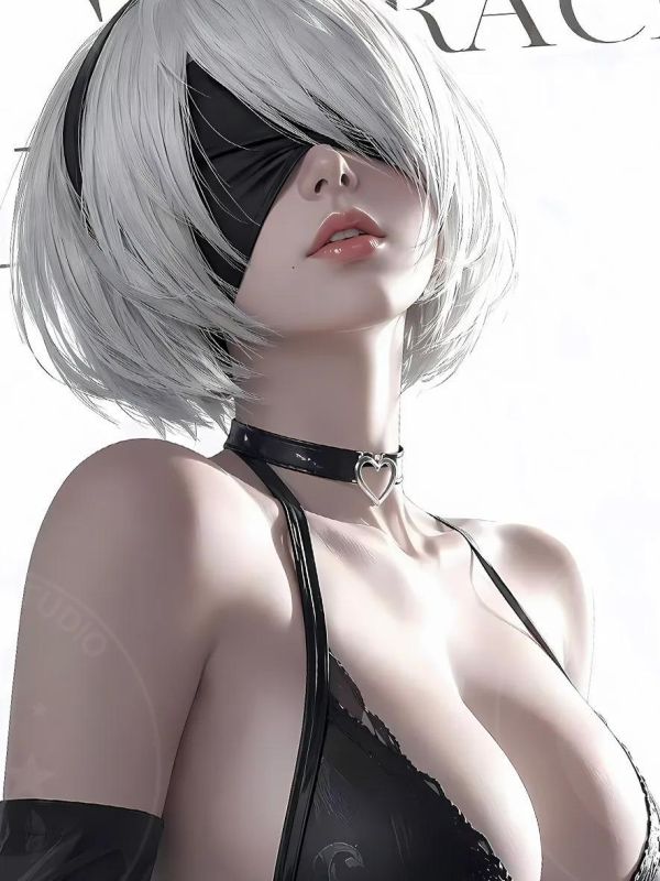 【海外代購】星空 《雜誌2B》尤爾哈YoRHa尼爾機械紀元夜刃二號B型動漫裝飾畫 