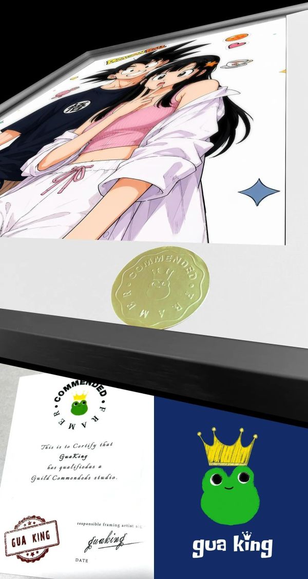 【海外代購】皇呱 《悟空琪琪自拍第二彈》七龍珠情侶合照裝飾畫 午睡毯 地毯 