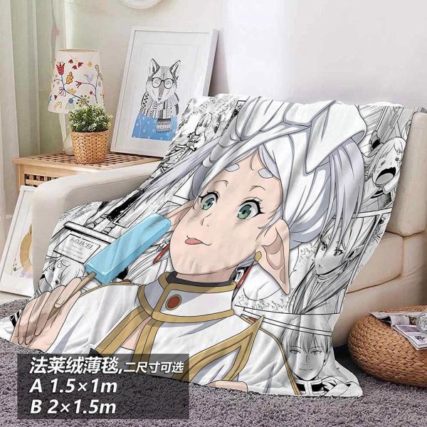 【海外代購】千鳥社 《芙莉蓮吃冰棒》 葬送的芙莉蓮Frieren吃冰棒精靈魔法使午睡毯地毯裝飾畫 