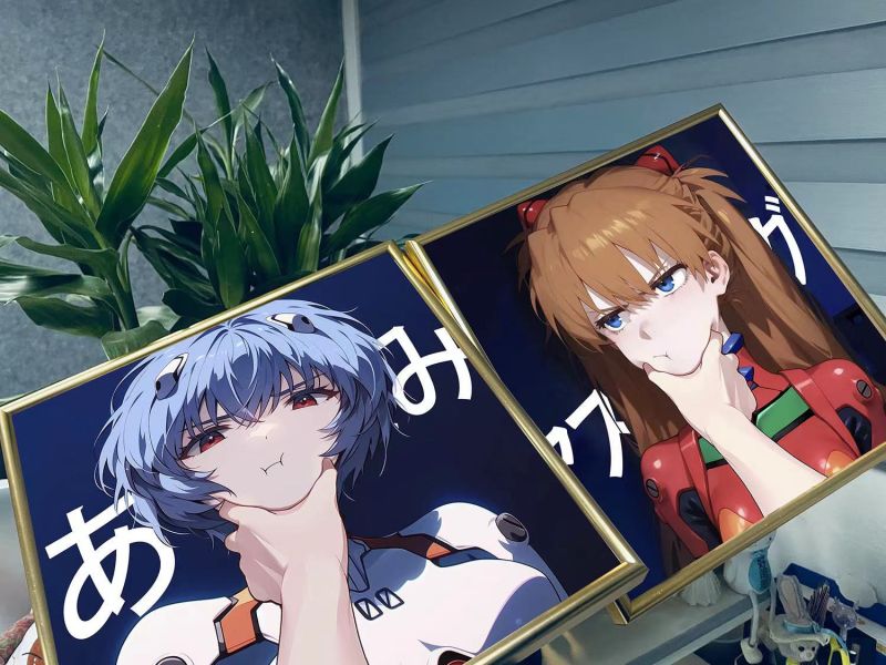 【海外代購】千鳥社 EVA單人第七彈 EVA明日香綾波麗新世紀福音戰士擺台裝飾畫 