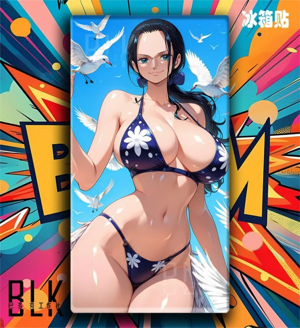 【海外代購】巴洛克 《泳裝羅賓》Robin惡魔之子海賊王裝飾畫冰箱貼 