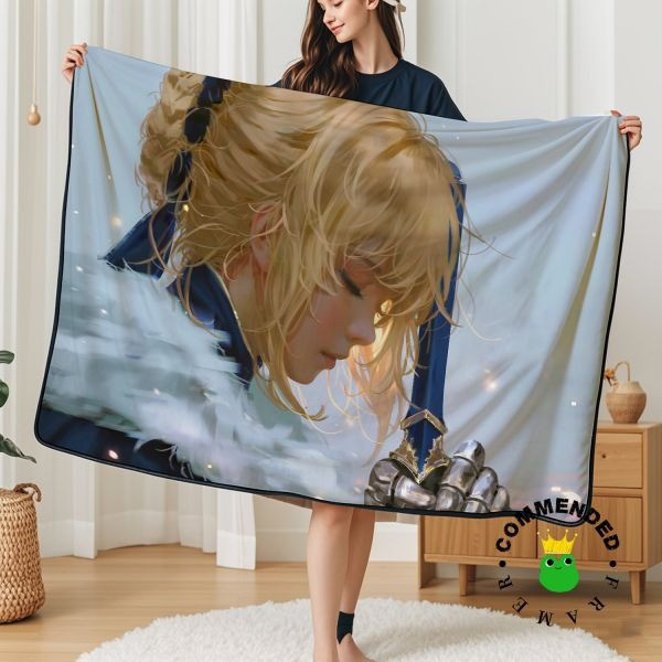 【海外代購】皇呱 《吾王側顏》Fate/stay night裝飾畫 午睡毯 地毯 
