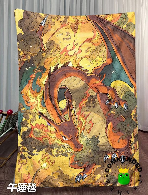 【海外代購】皇呱 《龍之怒火》寶可夢噴火龍龍之怒火周邊裝飾畫 