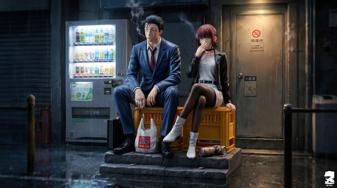 【預定】BBGIRL 在超市後門吞雲吐霧的二人組 抽煙兩人組 佐佐木大叔和山田小姐 