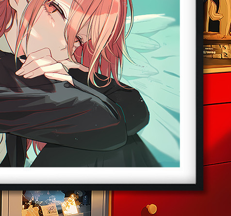 【海外代購】巴洛克 《天使》Chainsaw Man鏈鋸人蕾塞篇reze電次帕瓦瑪奇瑪早川秋裝飾畫冰箱貼 