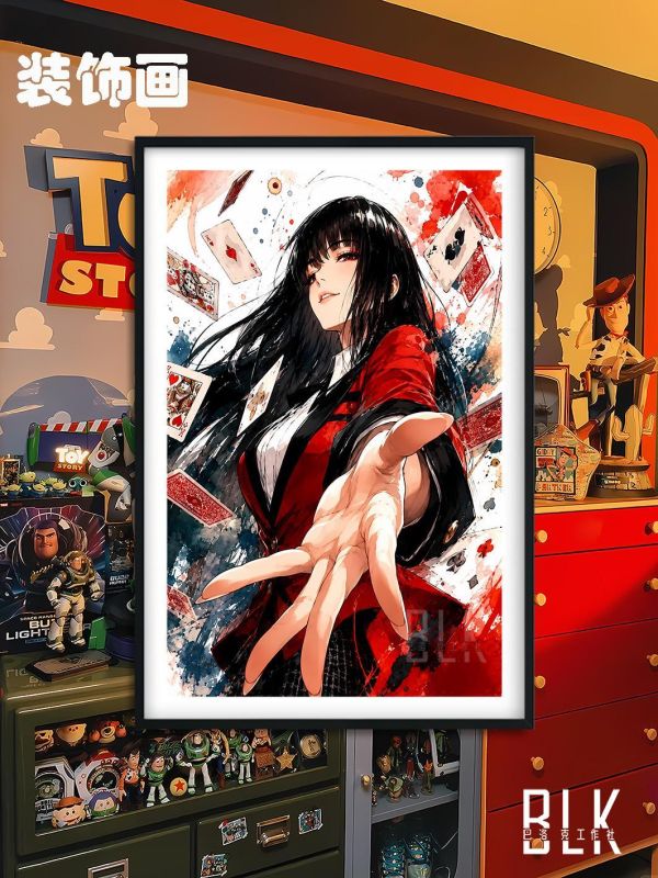 【海外代購】巴洛克 《蛇喰夢子》狂賭之淵鈴井涼太早乙女芽亞裡綺羅莉動漫裝飾畫冰箱貼 