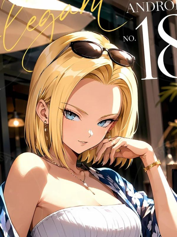 【海外代購】星空《雜誌18號》Android七龍珠人造人裝飾畫 