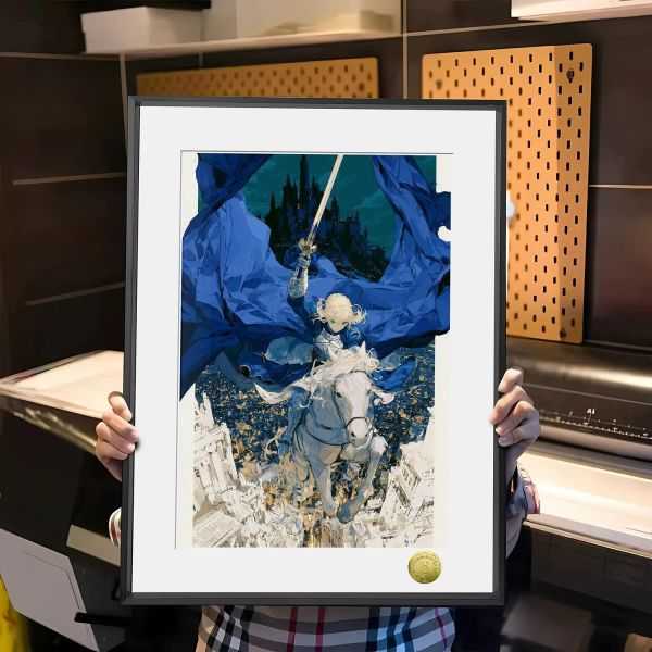 【海外代購】皇呱 《吾王降臨》Fate吾王Saber吾王降臨裝飾畫 午睡毯 地毯 