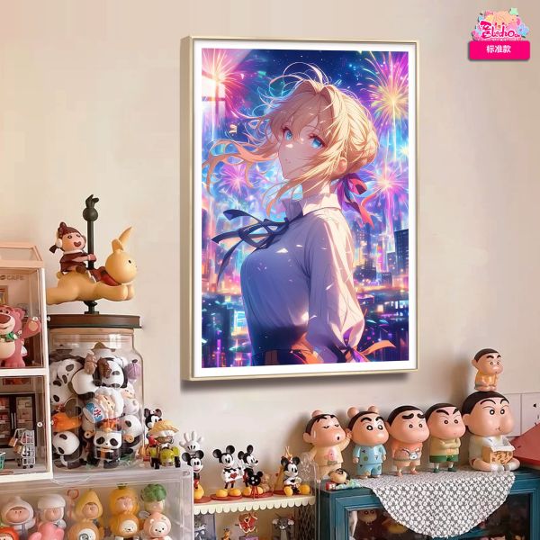 【海外代購】阿喵畫社 煙火 薇爾莉特 超清裝飾畫 