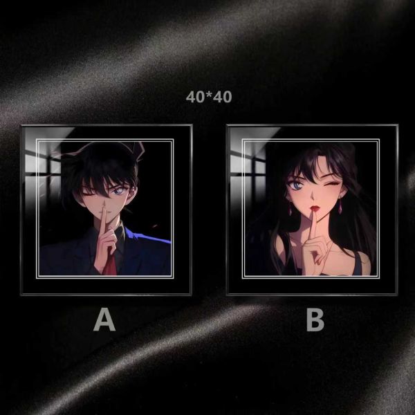 【海外代購】阿喵畫社 柯藍毛利蘭 雙牆面高清組合裝飾畫