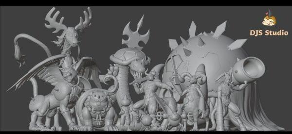 【海外代購】獨角獸 十二帝魔系列 蠻牛獸 