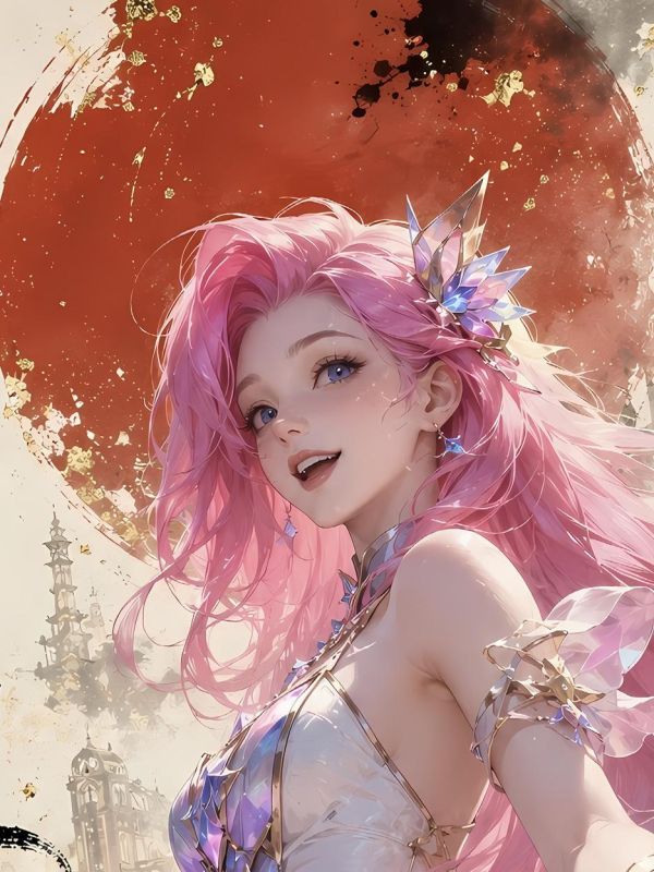 【海外代購】星空《星籟歌姬》英雄聯盟LOL裝飾畫 