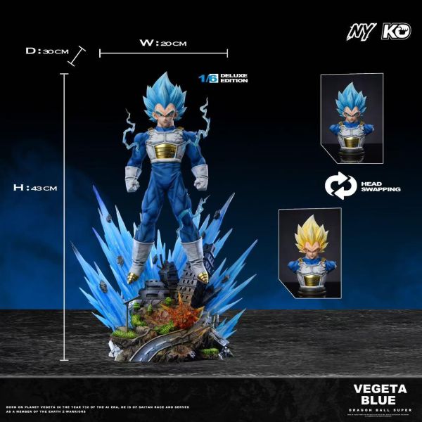 【預定】NY KO 驕傲的藍髮王子 藍髮貝爺 