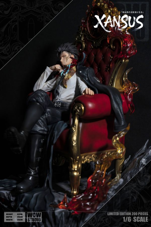 【預定】WOW 1/6 XANXUS王座 家庭教師HITMAN REBORN 